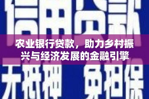 云和农业银行贷款，助力乡村振兴与经济发展的金融引擎