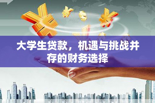 云和大学生贷款，机遇与挑战并存的财务选择