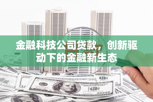 云和金融科技公司贷款，创新驱动下的金融新生态