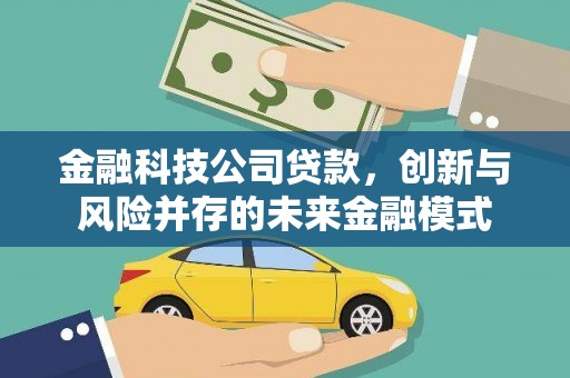 云和金融科技公司贷款，创新与风险并存的未来金融模式