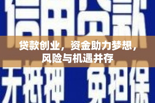 云和贷款创业，资金助力梦想，风险与机遇并存