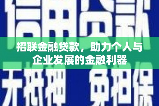 云和招联金融贷款，助力个人与企业发展的金融利器