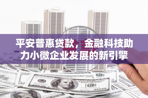 云和平安普惠贷款，金融科技助力小微企业发展的新引擎