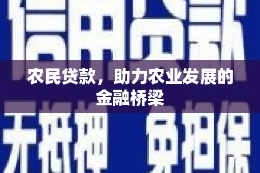 云和农民贷款，助力农业发展的金融桥梁