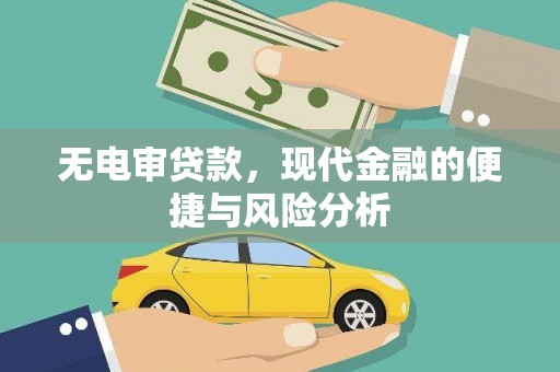 云和无电审贷款，现代金融的便捷与风险分析