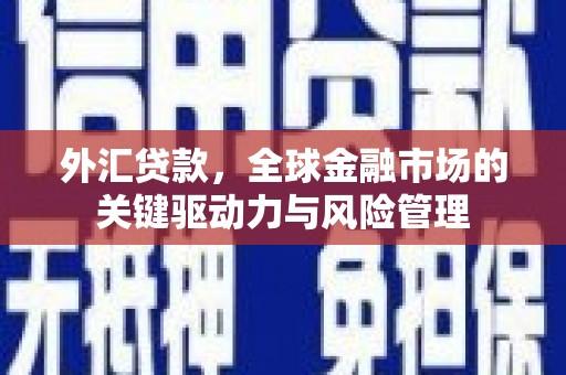 云和外汇贷款，全球金融市场的关键驱动力与风险管理