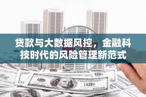 云和贷款与大数据风控，金融科技时代的风险管理新范式