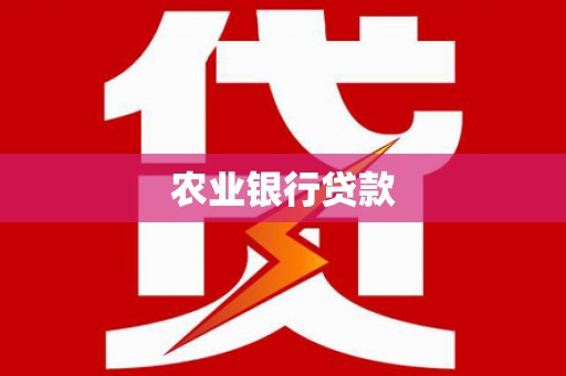 云和农业银行贷款