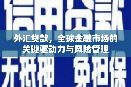 云和外汇贷款，全球金融市场的关键驱动力与风险管理