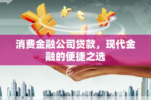 云和消费金融公司贷款，现代金融的便捷之选