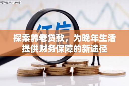 云和探索养老贷款，为晚年生活提供财务保障的新途径