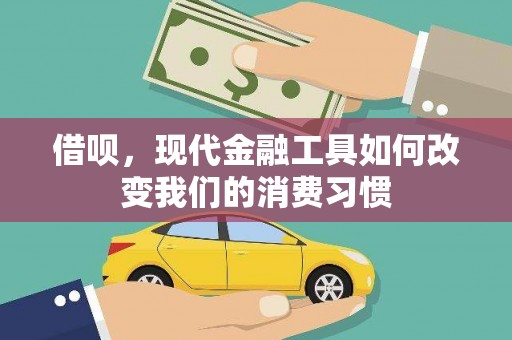 云和借呗，现代金融工具如何改变我们的消费习惯