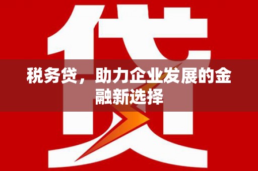 云和税务贷，助力企业发展的金融新选择