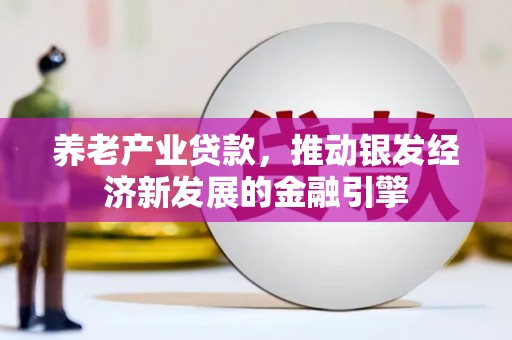 云和养老产业贷款，推动银发经济新发展的金融引擎
