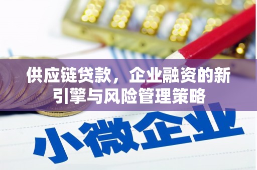 云和供应链贷款，企业融资的新引擎与风险管理策略