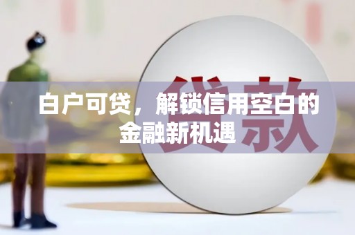 云和白户可贷，解锁信用空白的金融新机遇