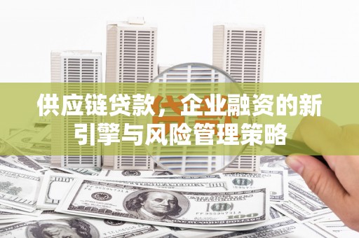 云和供应链贷款，企业融资的新引擎与风险管理策略