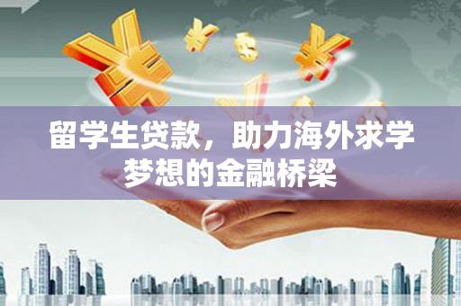 云和留学生贷款，助力海外求学梦想的金融桥梁