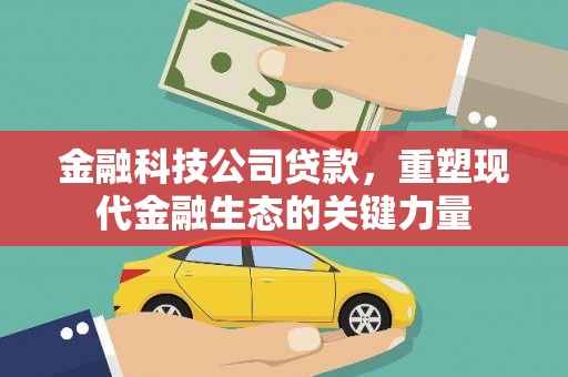 云和金融科技公司贷款，重塑现代金融生态的关键力量