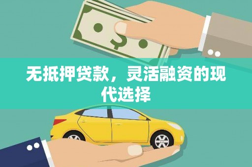 云和无抵押贷款，灵活融资的现代选择