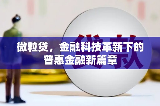 云和微粒贷，金融科技革新下的普惠金融新篇章