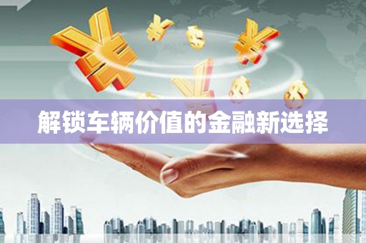 云和解锁车辆价值的金融新选择