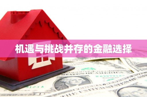 云和机遇与挑战并存的金融选择