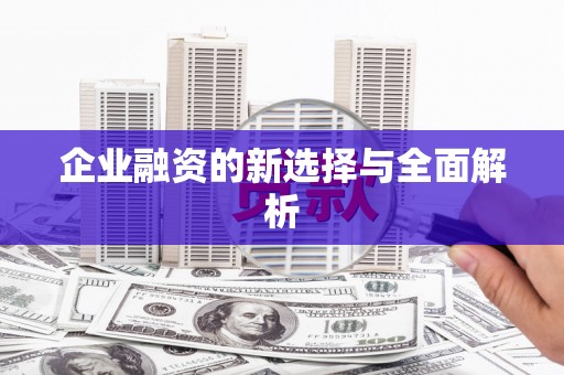 云和企业融资的新选择与全面解析