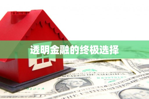 云和透明金融的终极选择