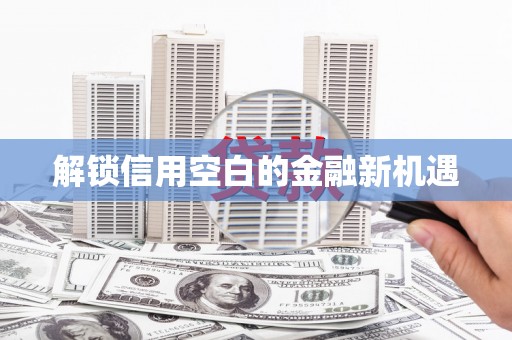 云和解锁信用空白的金融新机遇