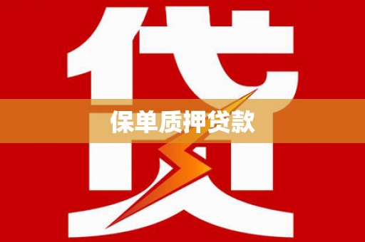 云和保单质押贷款