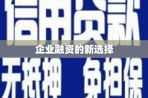 云和企业融资的新选择