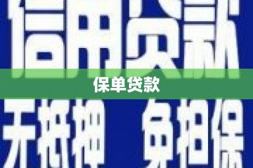 云和保单贷款 云和保单贷款
